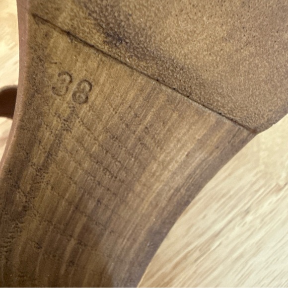 Urban Outfitters Alana Wood Leopard Print Women’s Sandals Size 7.5/8 (EU 38) - Picture 9 of 11